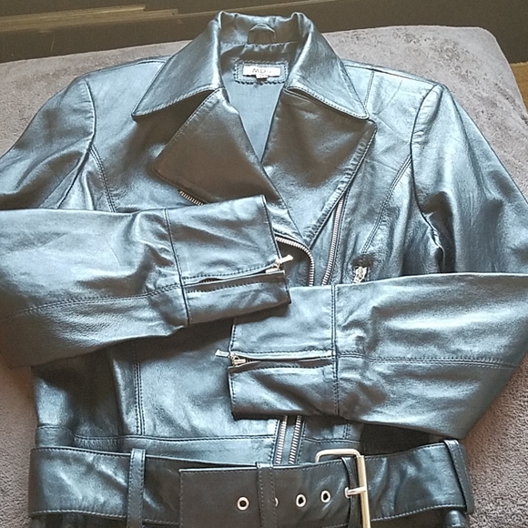 Black Leather Jacket - Picture 5 of 12